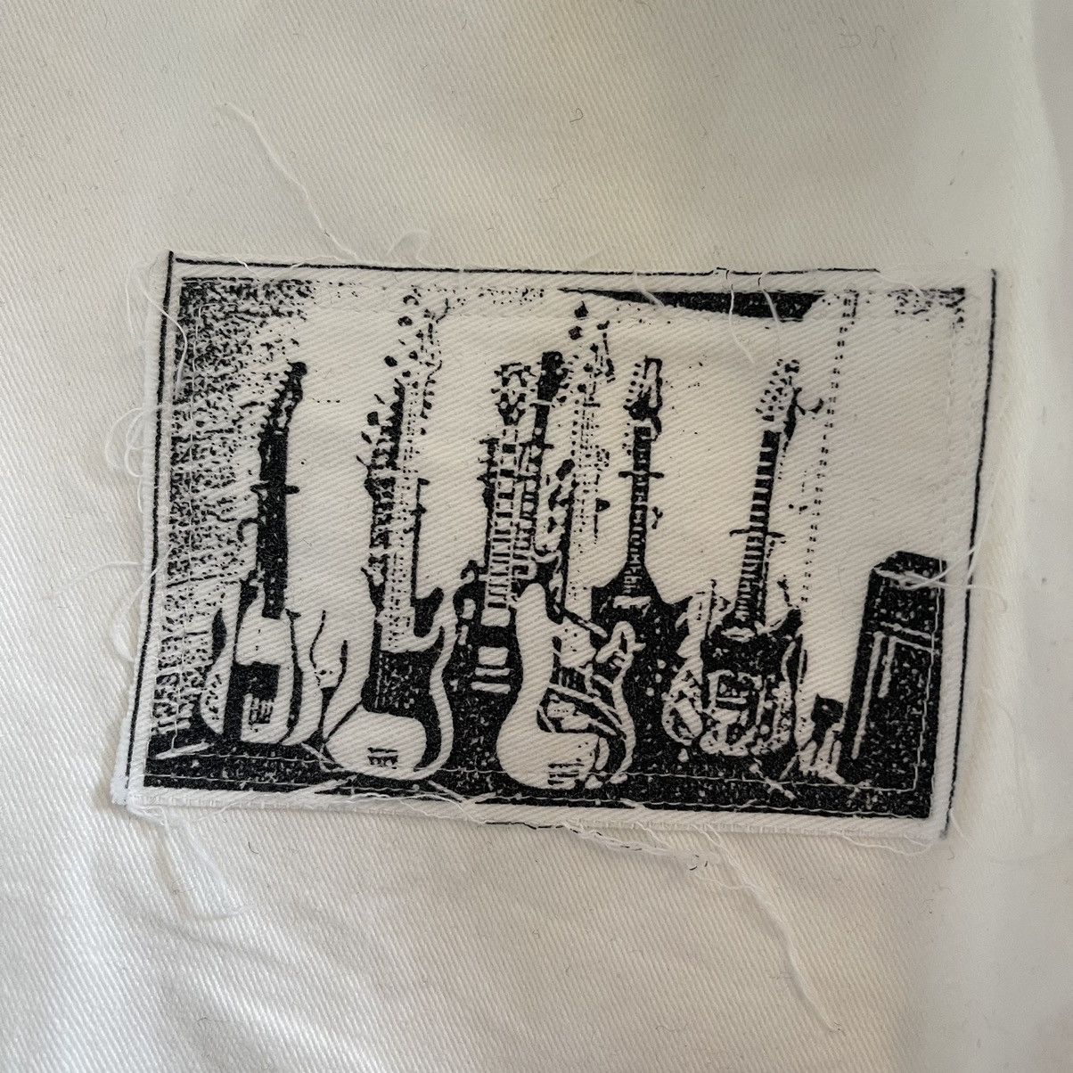 Raf Simons AW 2001 Raf Simons Riot Riot Riot Patched Tote Bag White Size ONE SIZE - 5 Thumbnail