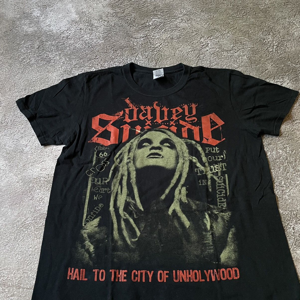 Vintage Vintage Y2K Sun Faded Graphic Band Tee Grunge Black Slim M Size US M / EU 48-50 / 2 - 6 Thumbnail