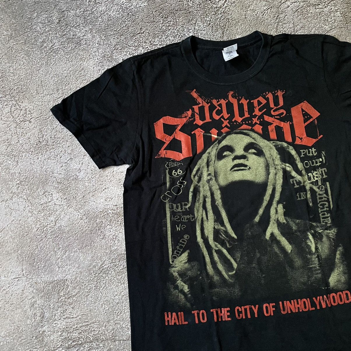 Vintage Vintage Y2K Sun Faded Graphic Band Tee Grunge Black Slim M Size US M / EU 48-50 / 2 - 5 Thumbnail