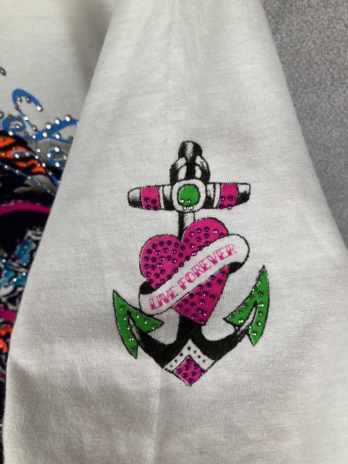 Vintage Vintage Ultramagnetic Y2K Graphic Tee Big Print Ed Hardy Size US XL / EU 56 / 4 - 8 Thumbnail