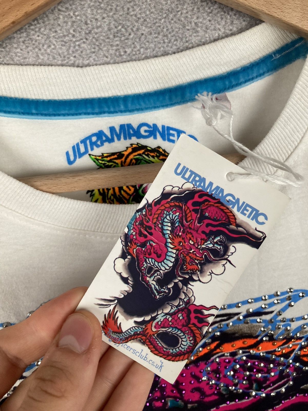 Vintage Vintage Ultramagnetic Y2K Graphic Tee Big Print Ed Hardy Size US XL / EU 56 / 4 - 10 Thumbnail