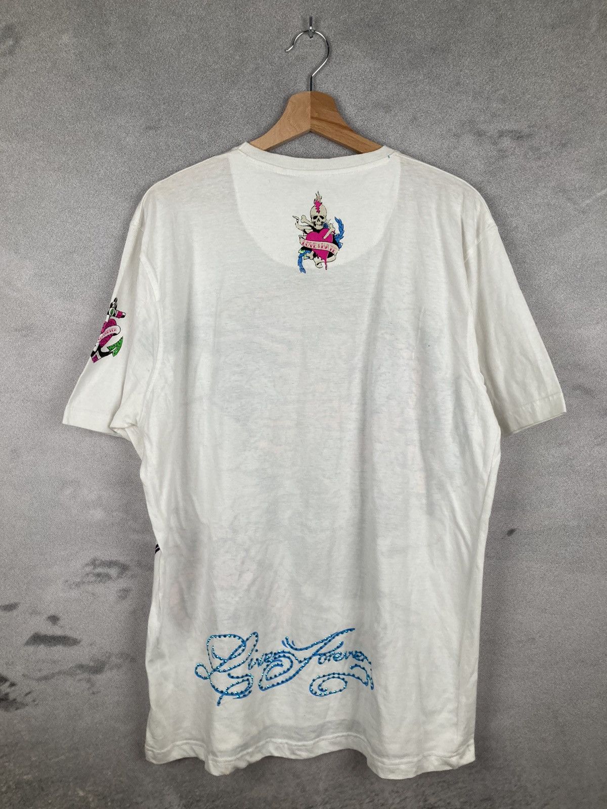 Vintage Vintage Ultramagnetic Y2K Graphic Tee Big Print Ed Hardy Size US XL / EU 56 / 4 - 7 Thumbnail