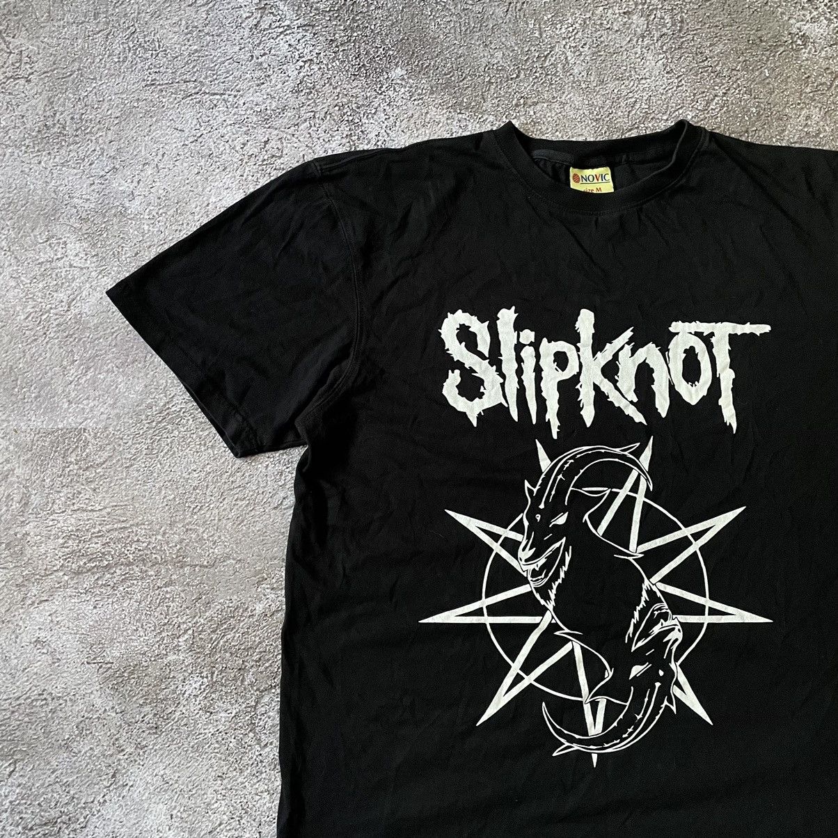 Vintage Vintage Y2K Slipknot Graphic Band Tee Black Oversized Goth M Size US M / EU 48-50 / 2 - 4 Thumbnail