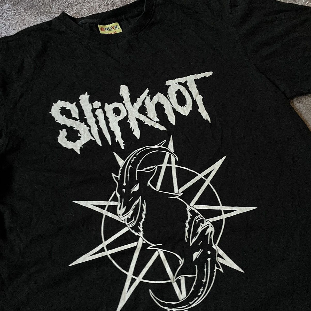 Vintage Vintage Y2K Slipknot Graphic Band Tee Black Oversized Goth M Size US M / EU 48-50 / 2 - 6 Thumbnail