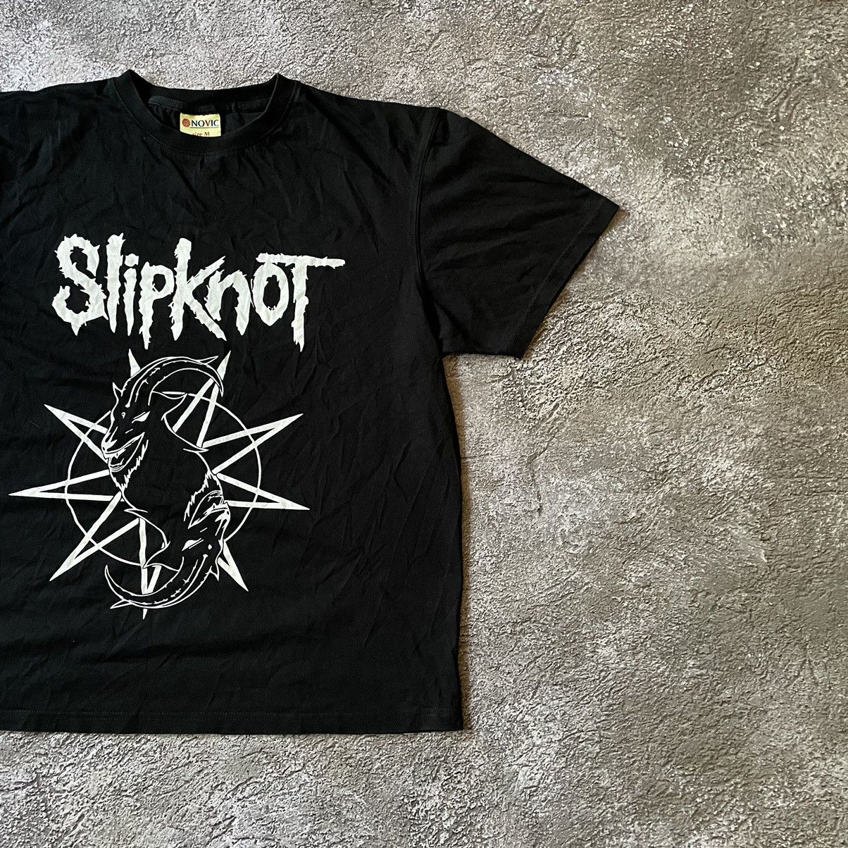 Vintage Vintage Y2K Slipknot Graphic Band Tee Black Oversized Goth M Size US M / EU 48-50 / 2 - 3 Thumbnail