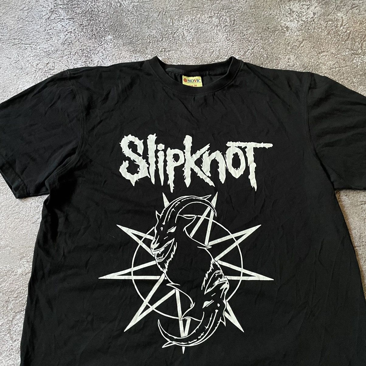 Vintage Vintage Y2K Slipknot Graphic Band Tee Black Oversized Goth M Size US M / EU 48-50 / 2 - 5 Thumbnail