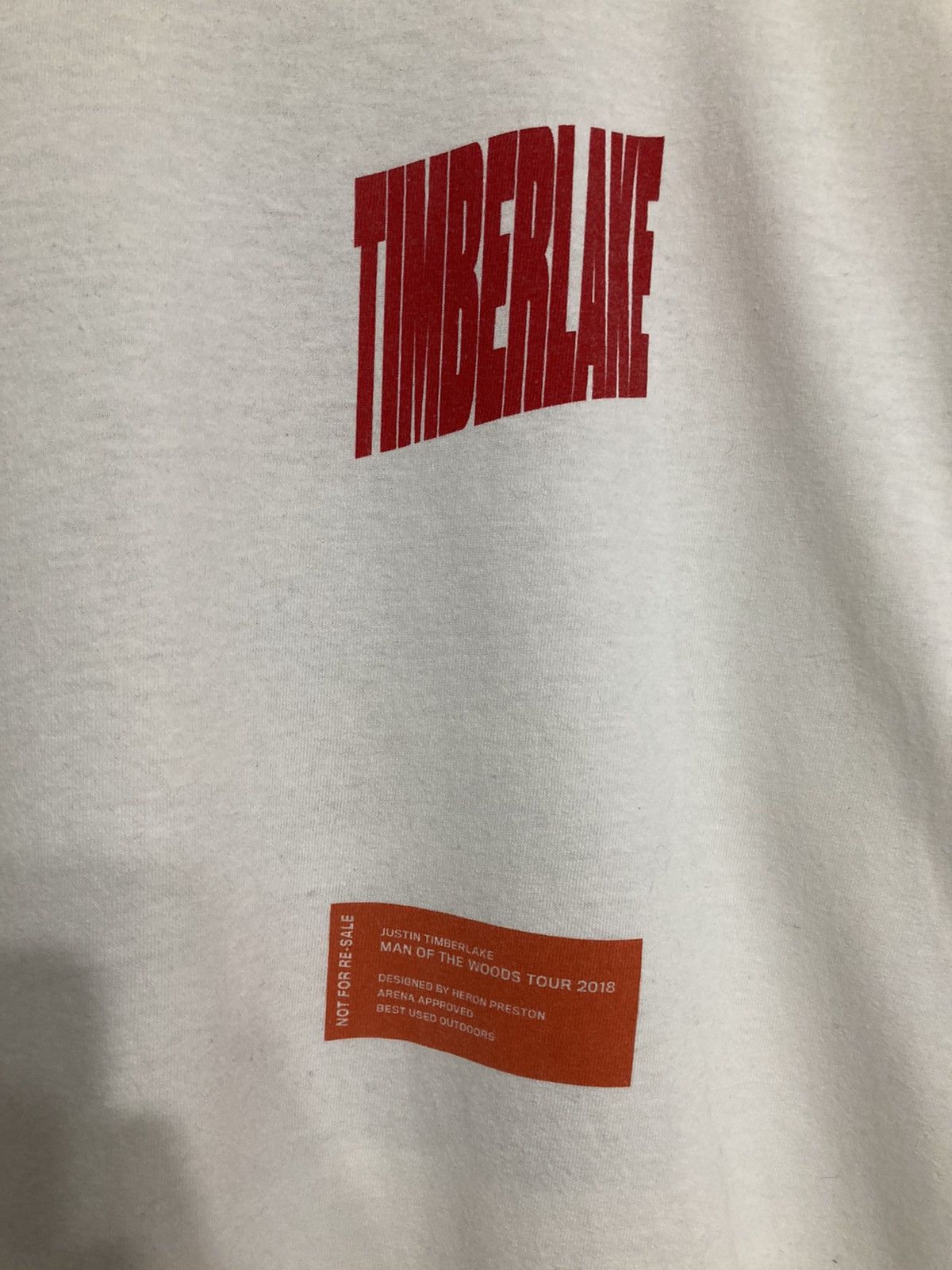Band Tees × Heron Preston Justin Timberlake Heron Preston tour band tee Size US XL / EU 56 / 4 - 8 Thumbnail