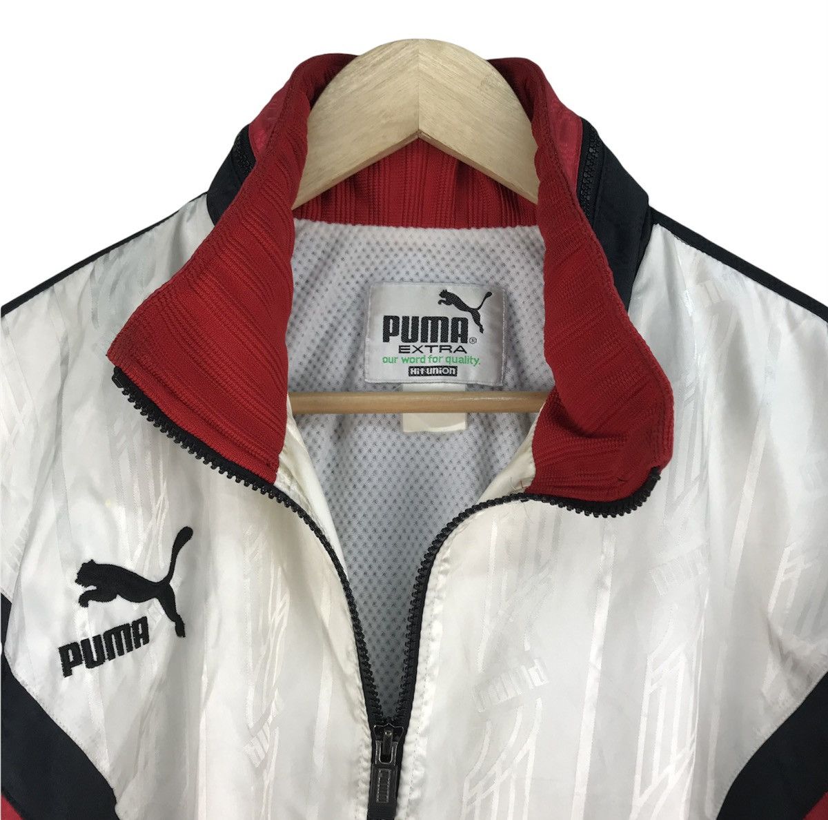 Puma Vintage 90s Puma Retro windbreaker Jacket Size US L / EU 52-54 / 3 - 3 Thumbnail