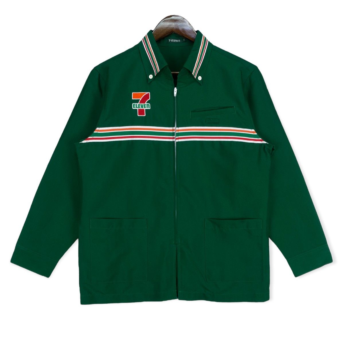 11.11 / eleven eleven Vintage 7 Eleven Workers Shirt Size US M / EU 48-50 / 2 - 1 Thumbnail