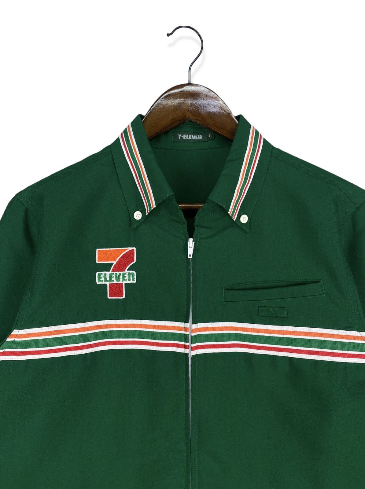 11.11 / eleven eleven Vintage 7 Eleven Workers Shirt Size US M / EU 48-50 / 2 - 2 Thumbnail