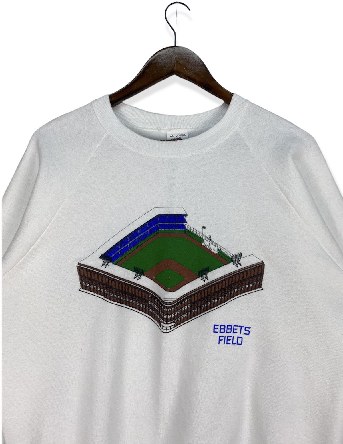 MLB Vintage Ebbets Field Sweatshirt Size US XL / EU 56 / 4 - 2 Thumbnail