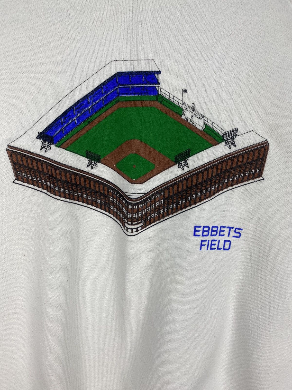 MLB Vintage Ebbets Field Sweatshirt Size US XL / EU 56 / 4 - 4 Thumbnail