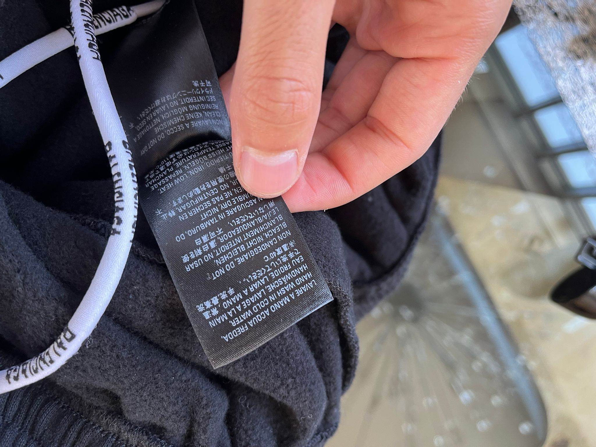 Balenciaga Nasa Logo Sweat Pants in Black Size US 30 / EU 46 - 15 Thumbnail
