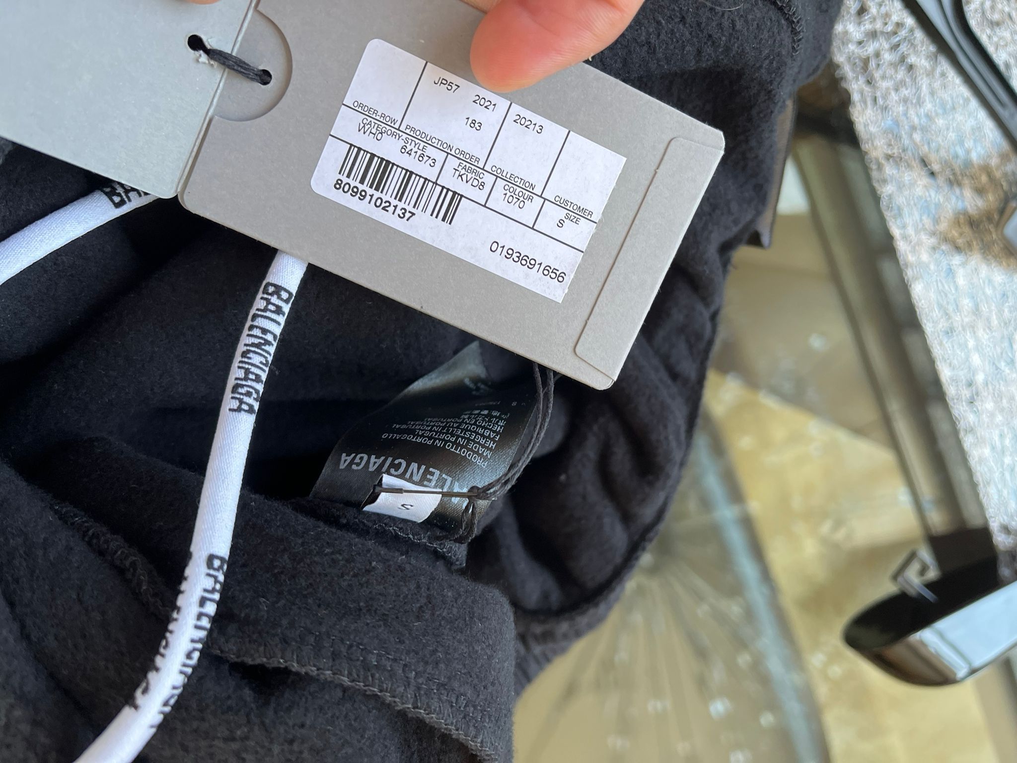 Balenciaga Nasa Logo Sweat Pants in Black Size US 30 / EU 46 - 13 Thumbnail