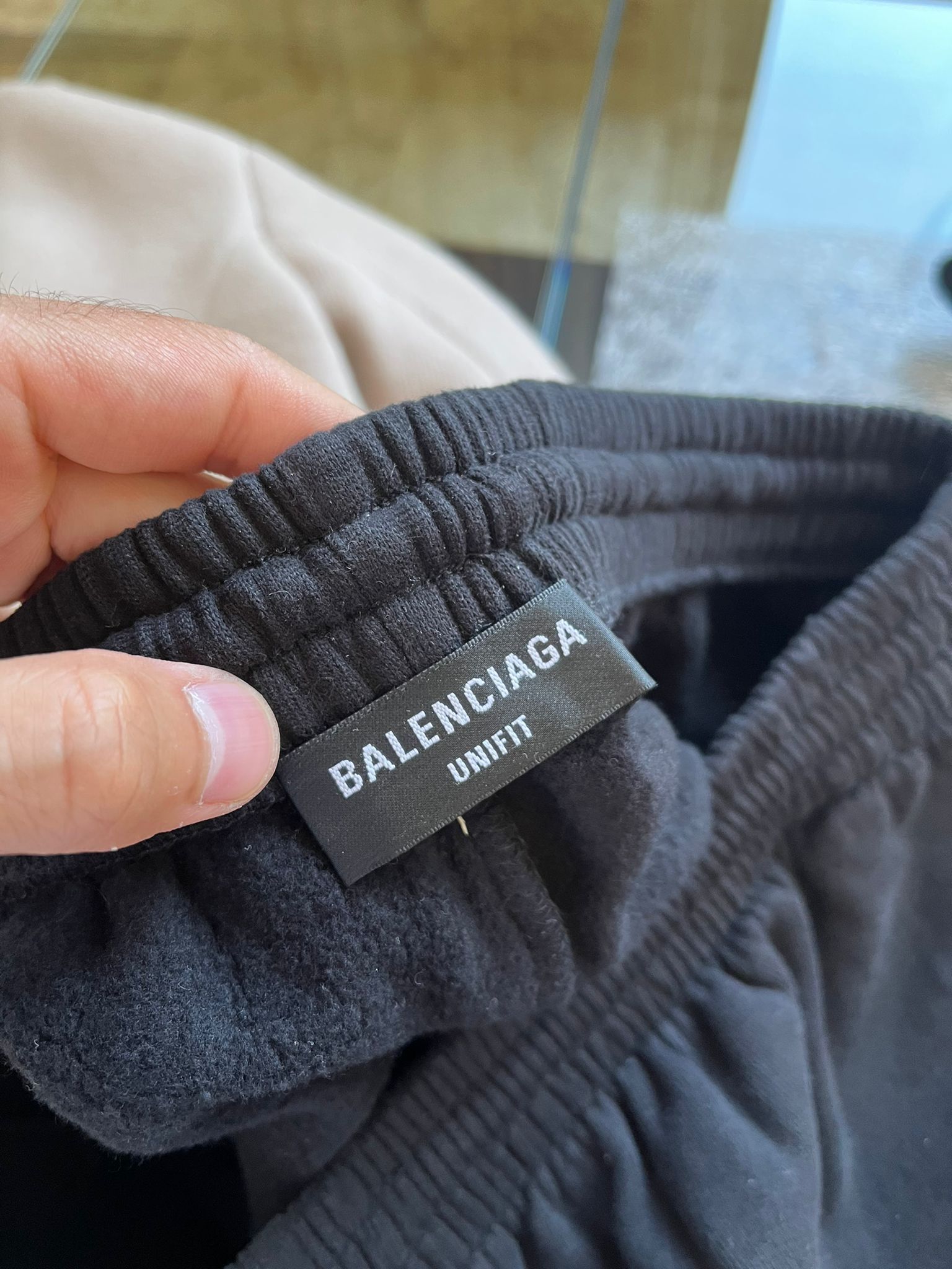Balenciaga Nasa Logo Sweat Pants in Black Size US 30 / EU 46 - 11 Thumbnail