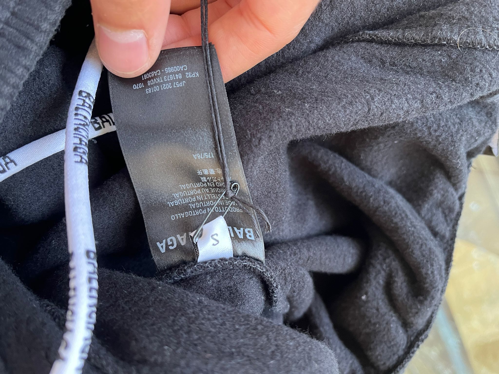 Balenciaga Nasa Logo Sweat Pants in Black Size US 30 / EU 46 - 16 Thumbnail