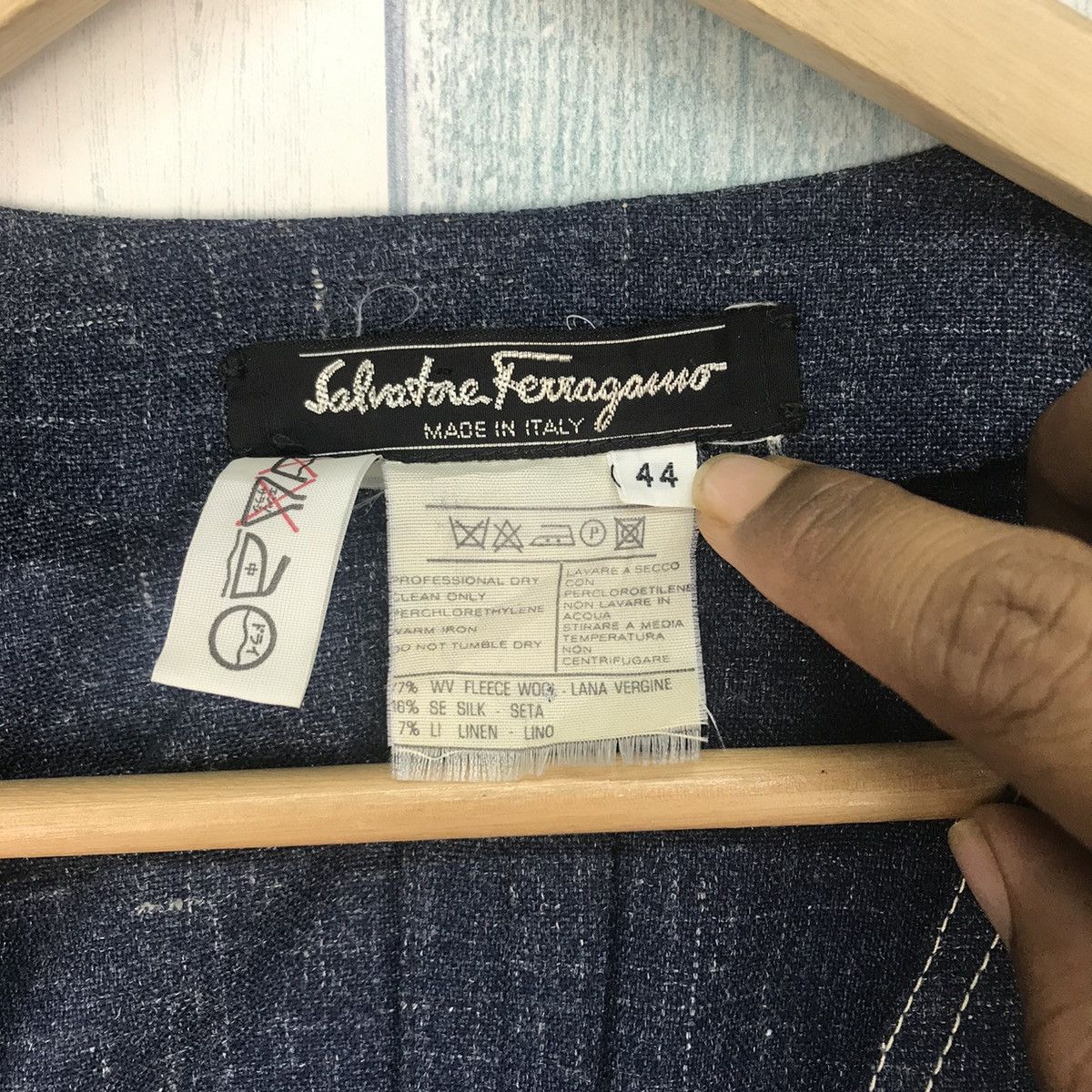 Salvatore Ferragamo Vintage Salvatore Ferragamo Denim Jacket Size US S / EU 44-46 / 1 - 5 Thumbnail