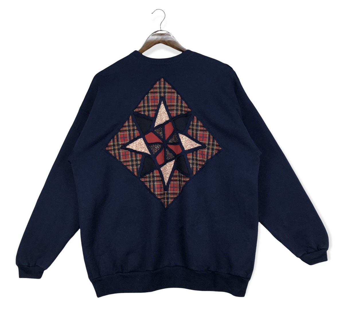Vintage Vintage Patchwork Sweatshirt Inspired Kapital Size US XL / EU 56 / 4 - 1 Thumbnail