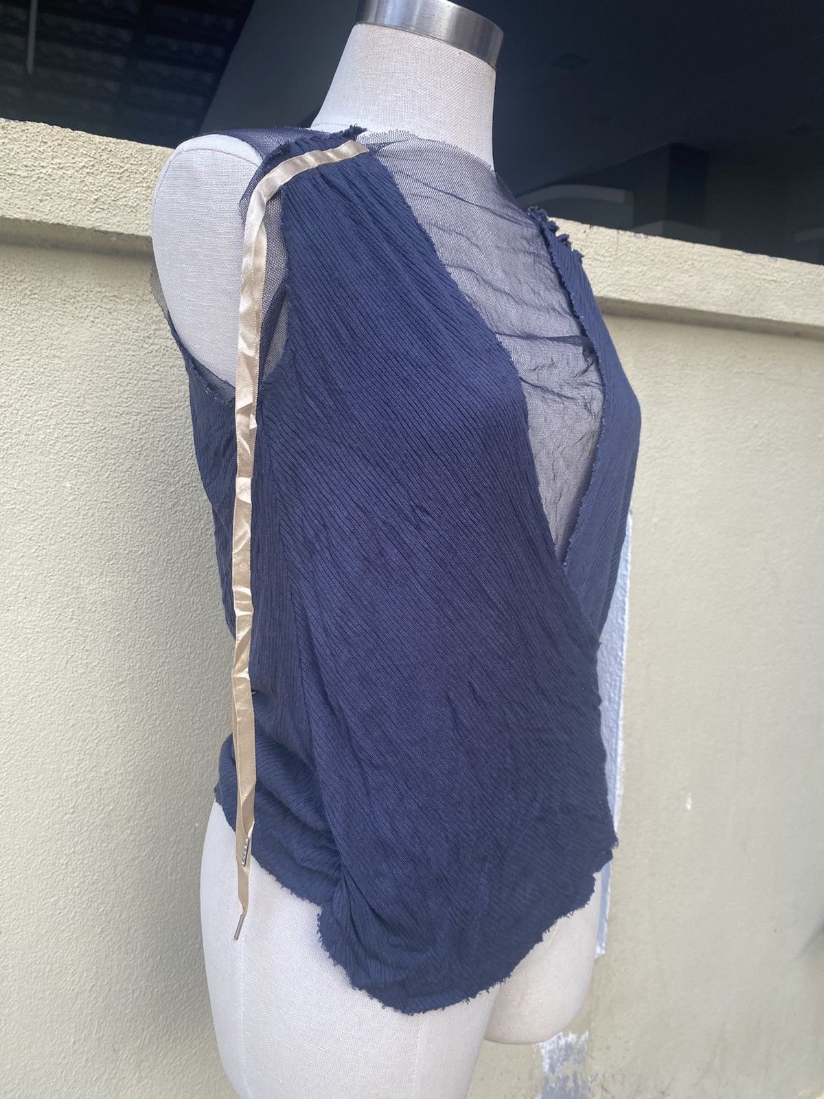 Rick Owens vintage blouse open chest Size XS / US 0-2 / IT 36-38 - 3 Thumbnail