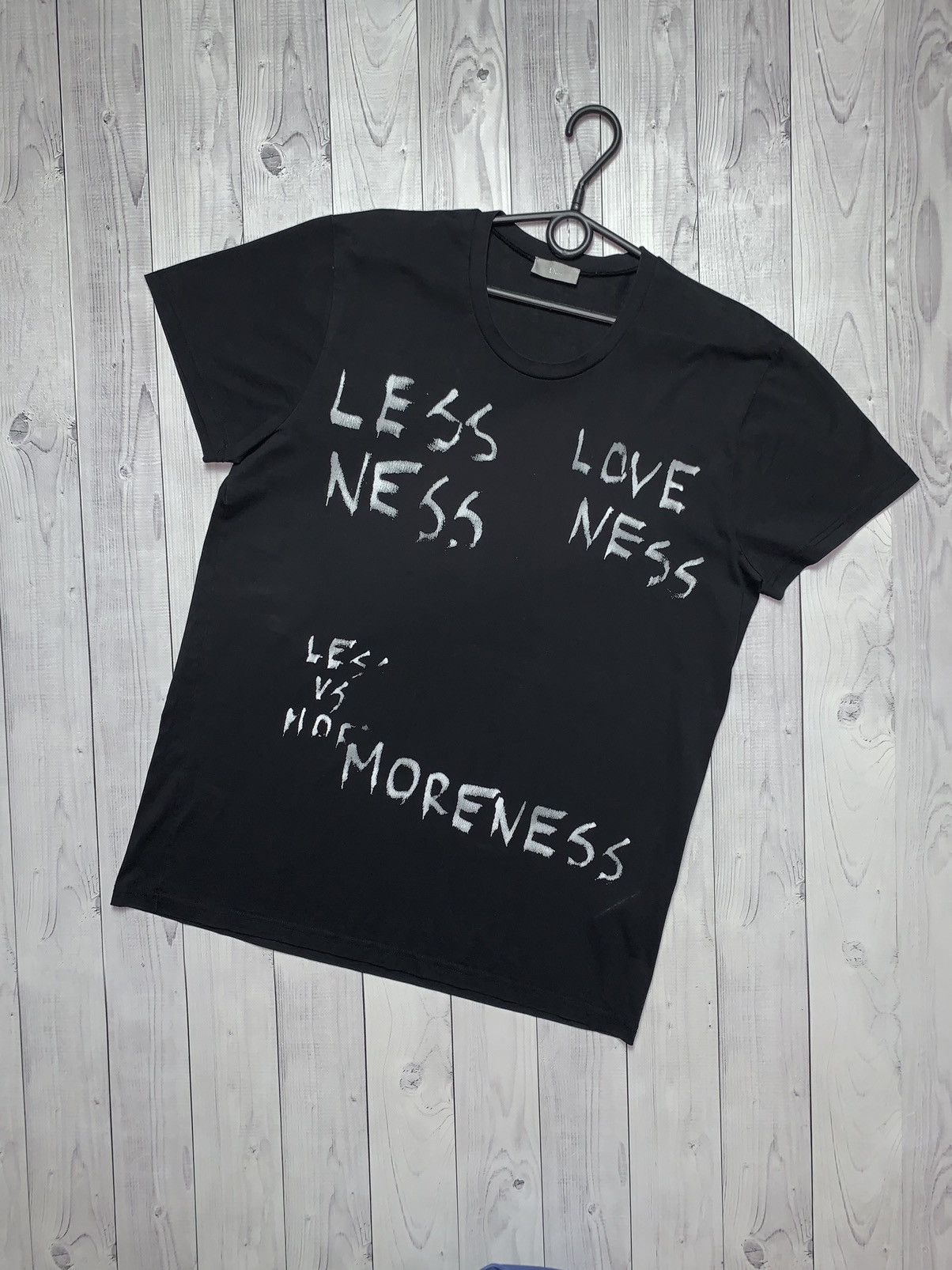 Dior × Luxury × Vintage Dior tee logo Less Love Ness size XL | Grailed