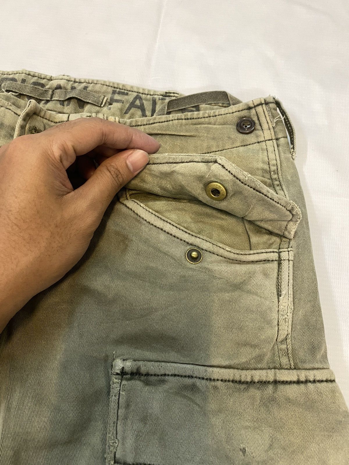 Japanese Brand × Vintage Vintage 291295 Homme Cargo Pant Tactical Pocket Size US 30 / EU 46 - 5 Thumbnail