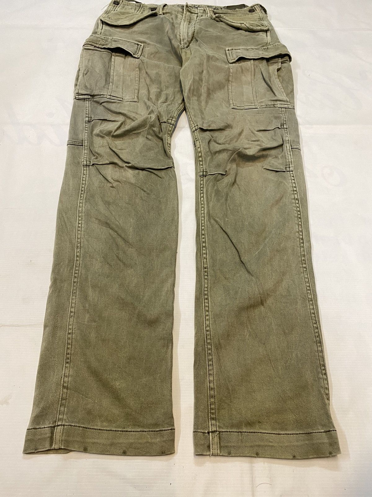 Japanese Brand × Vintage Vintage 291295 Homme Cargo Pant Tactical Pocket Size US 30 / EU 46 - 4 Thumbnail