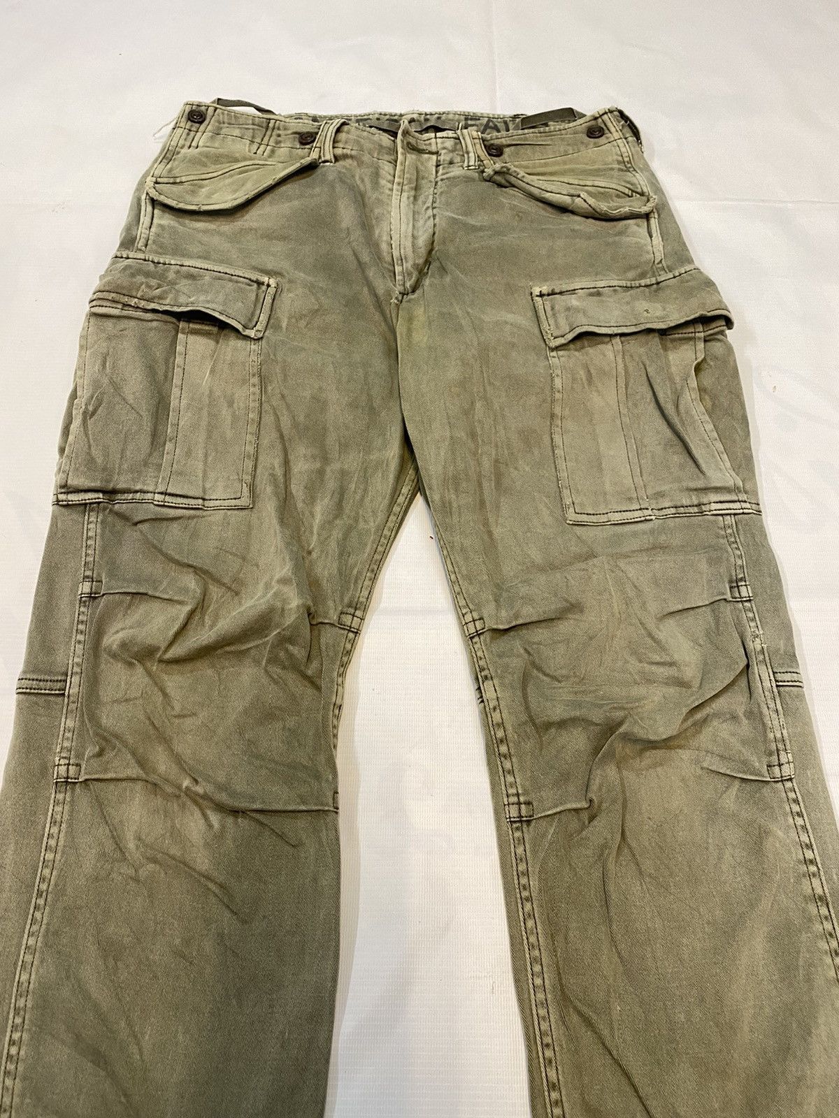 Japanese Brand × Vintage Vintage 291295 Homme Cargo Pant Tactical Pocket Size US 30 / EU 46 - 3 Thumbnail