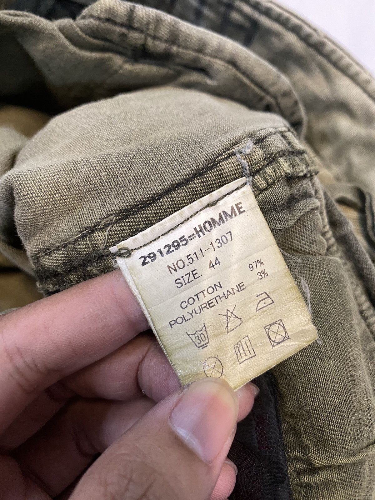 Japanese Brand × Vintage Vintage 291295 Homme Cargo Pant Tactical Pocket Size US 30 / EU 46 - 12 Thumbnail