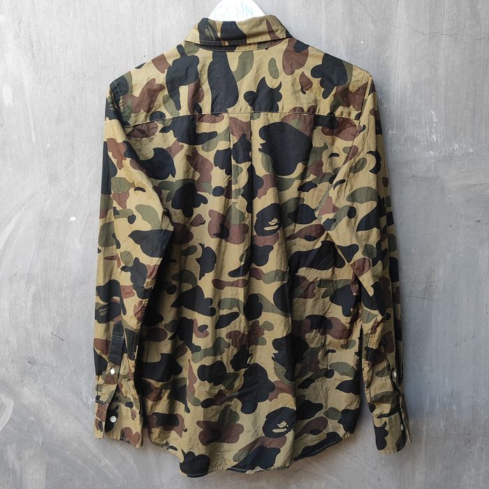 Bape 1ST CAMO BD SHIRT | Grailed