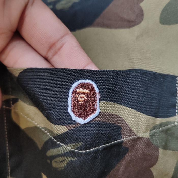 Bape 1ST CAMO BD SHIRT | Grailed