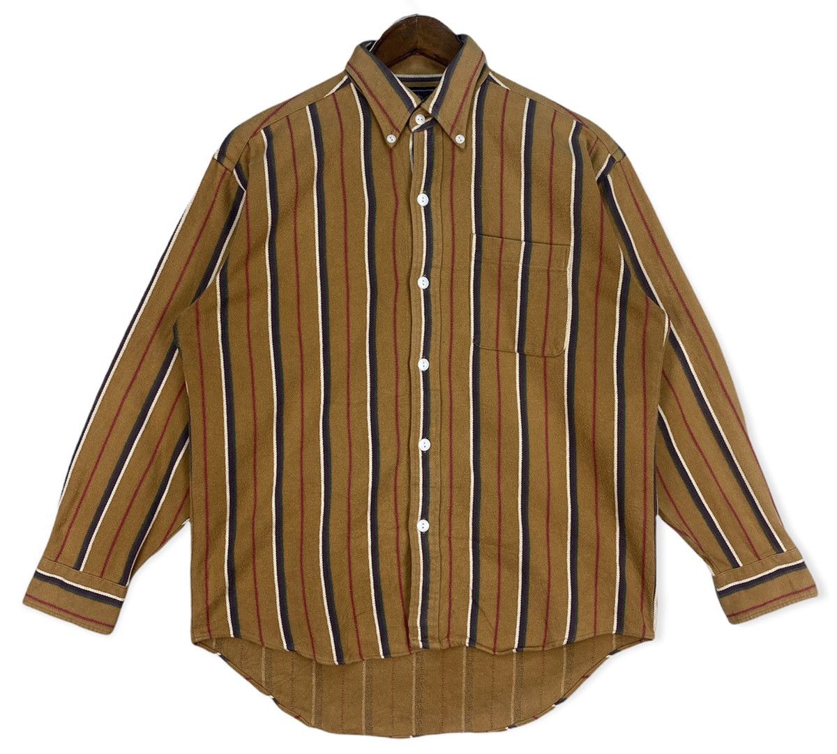 Chaps Ralph Lauren Vintage Chaps Ralph Lauren Stripe Flannel Size US M / EU 48-50 / 2 - 1 Thumbnail