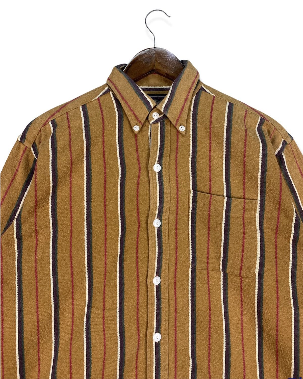 Chaps Ralph Lauren Vintage Chaps Ralph Lauren Stripe Flannel Size US M / EU 48-50 / 2 - 2 Thumbnail