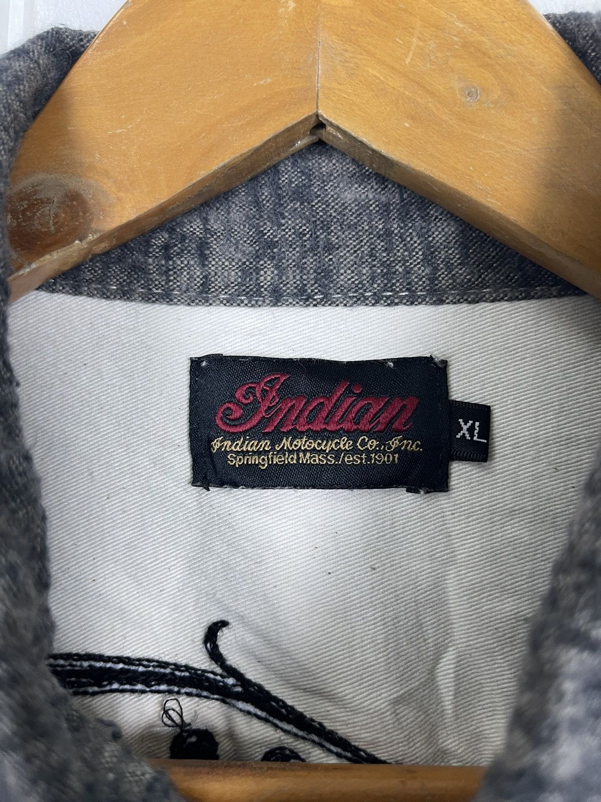 Flannel × Indian Motorcycle × Vintage 💥 Bikers Flannel Indian Motercycle Rider Size US M / EU 48-50 / 2 - 6 Thumbnail