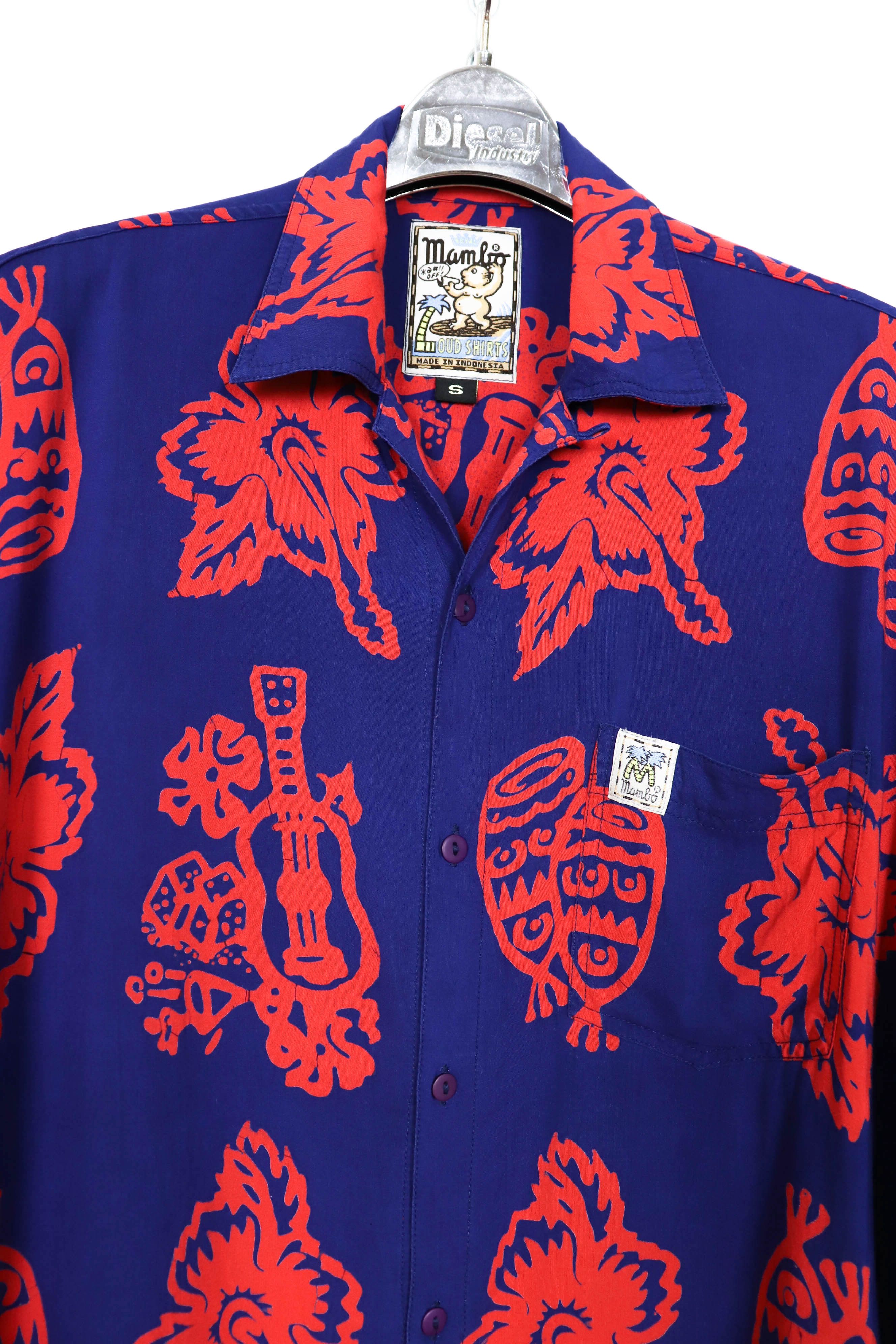 Mambo Mambo Vintage 90s 00s Hawaiian Printed Summer Crazy Shirt Size US S / EU 44-46 / 1 - 3 Thumbnail