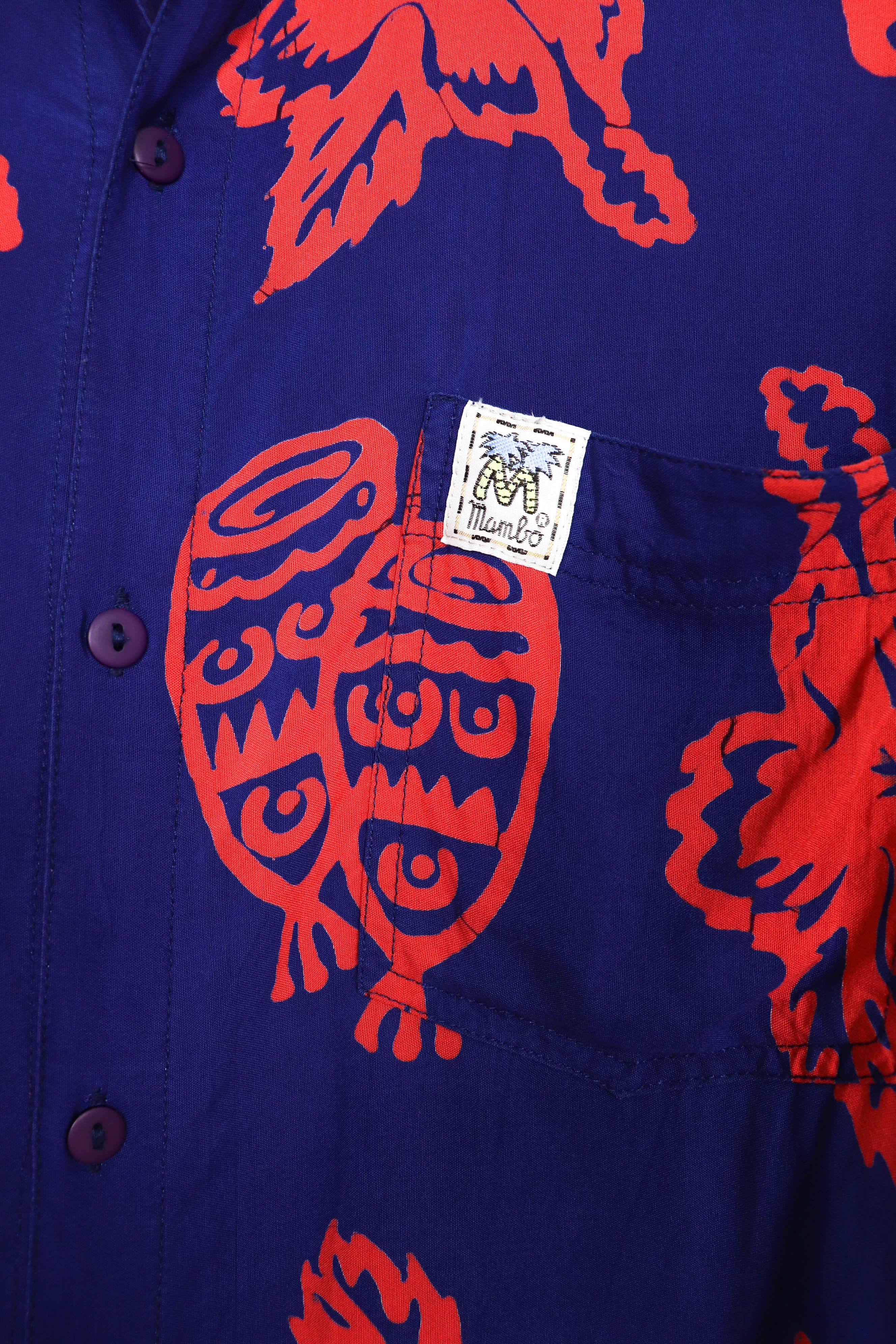 Mambo Mambo Vintage 90s 00s Hawaiian Printed Summer Crazy Shirt Size US S / EU 44-46 / 1 - 6 Thumbnail