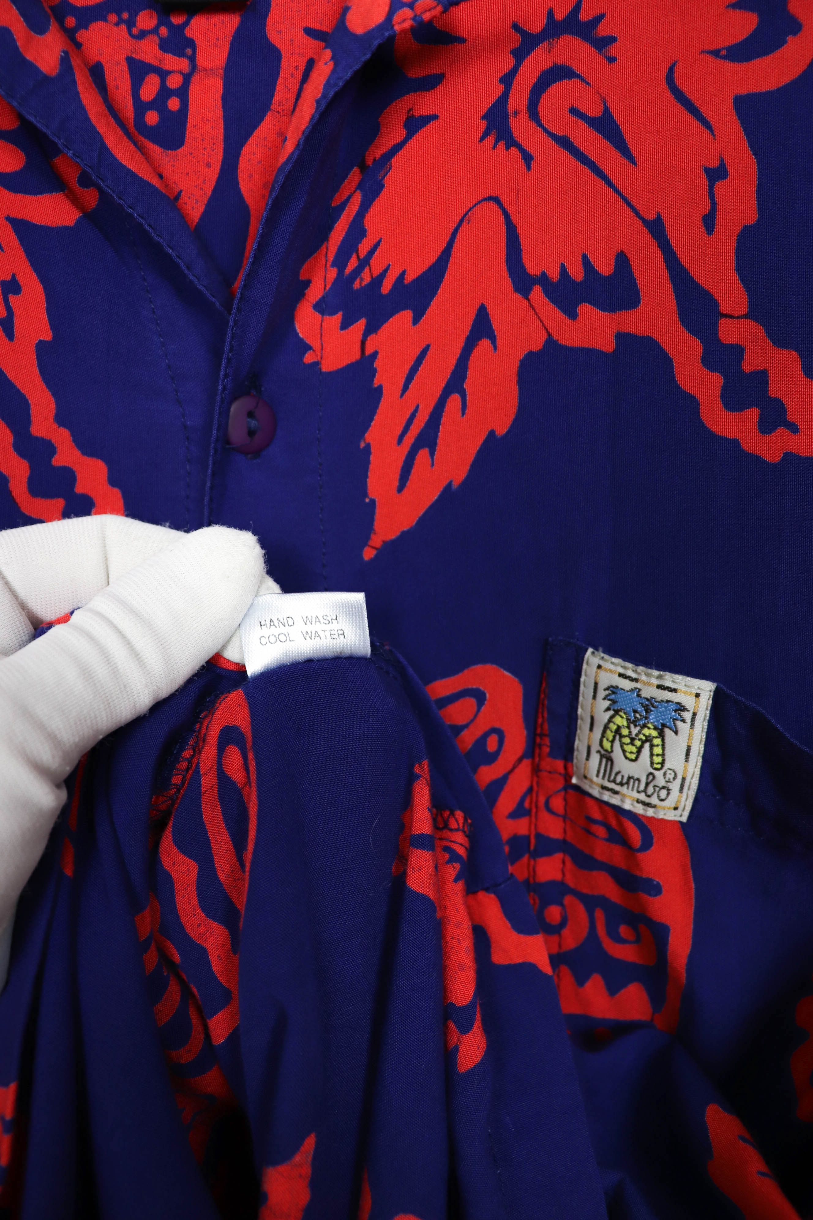 Mambo Mambo Vintage 90s 00s Hawaiian Printed Summer Crazy Shirt Size US S / EU 44-46 / 1 - 9 Thumbnail