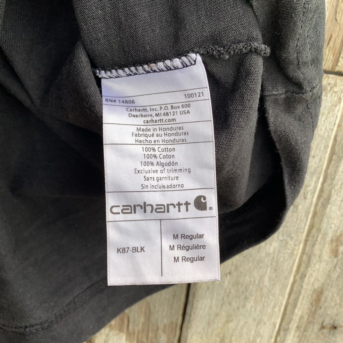 Carhartt Thrashed Faded Carhartt pocket tee Size US XL / EU 56 / 4 - 5 Thumbnail