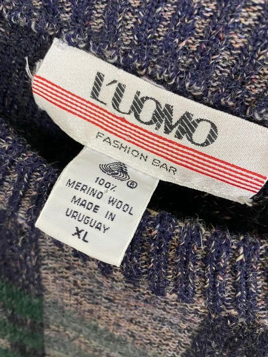 Vintage Vintage Checked Cable Knit Sweater Size US XL / EU 56 / 4 - 2 Thumbnail