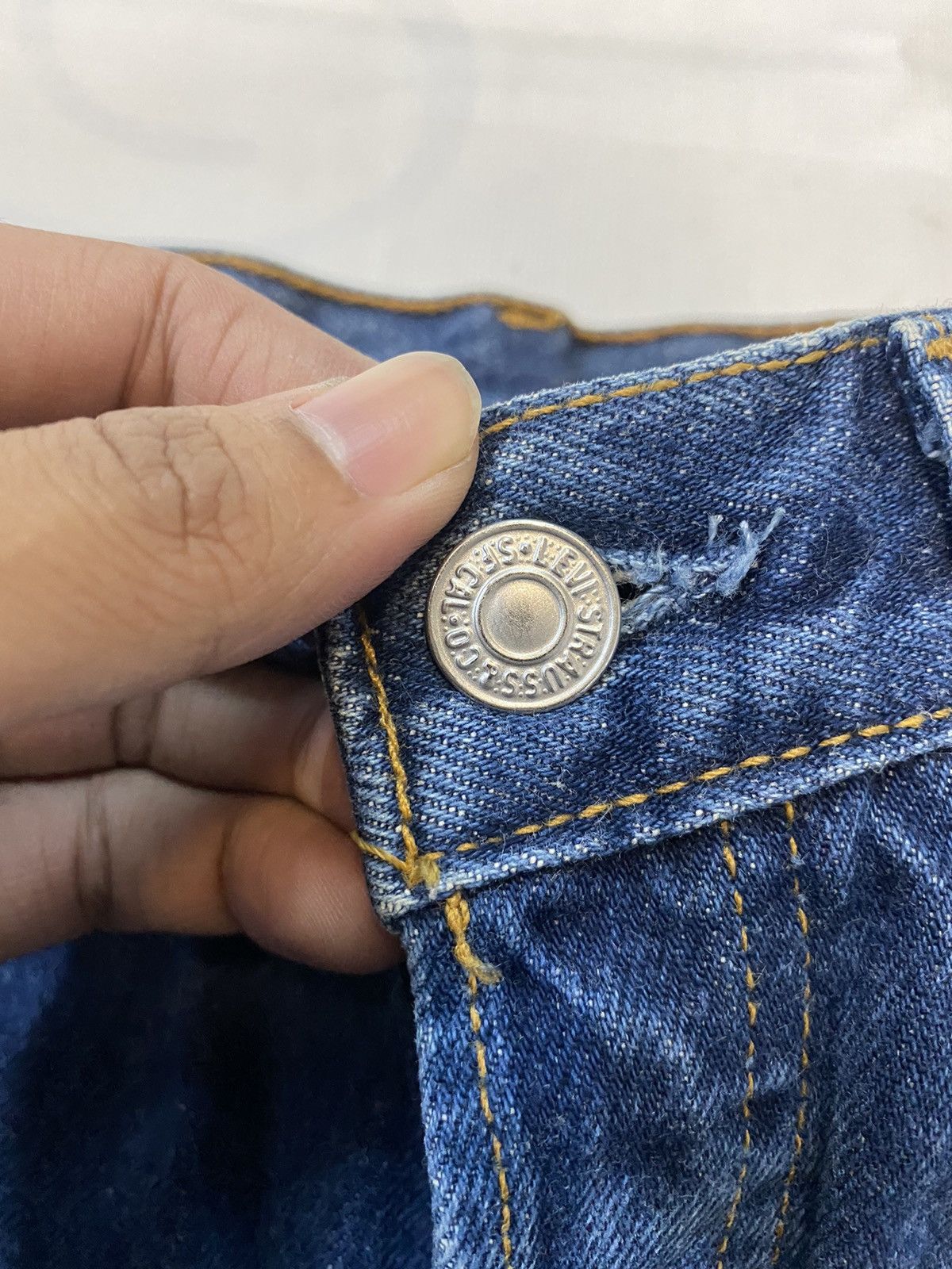 Levi's × Levi's Made & Crafted 🔥Rare Levis 501 Custom Mickey Mouse Denim Jeans Size US 29 - 5 Thumbnail