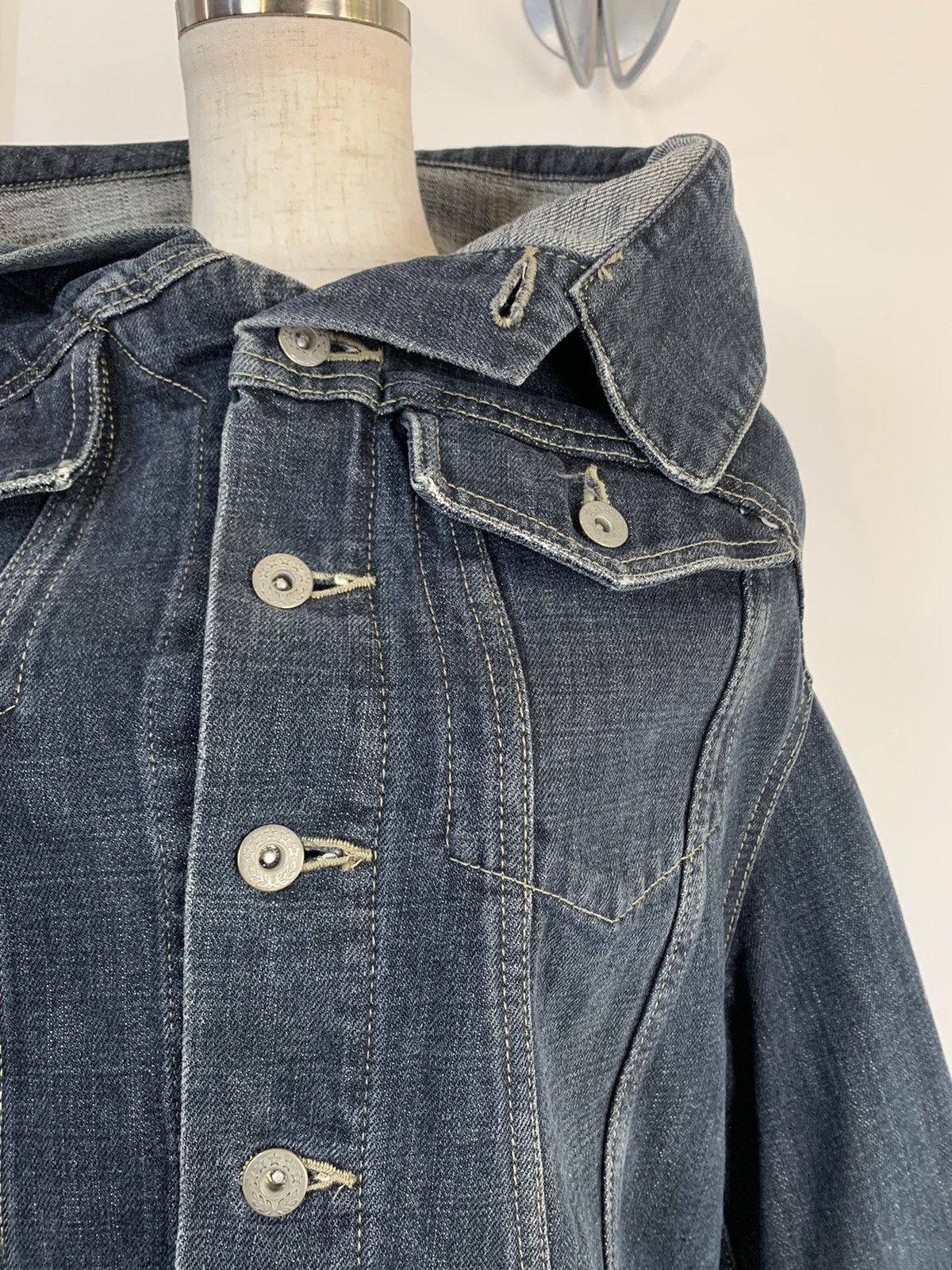 Anne Valerie Hash Anne-valerie Hash Denim Jacket Size S / US 4 / IT 40 - 13 Thumbnail