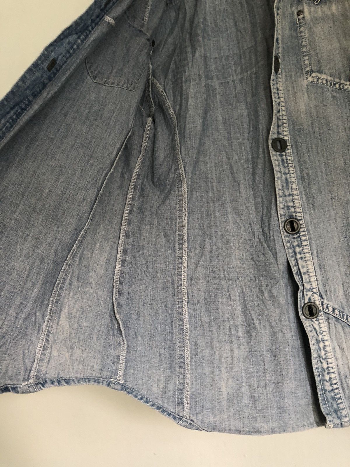 If Six Was Nine × In The Attic × Le Grande Bleu (L.G.B.) In the Attic poem denim shirt Size US L / EU 52-54 / 3 - 13 Thumbnail