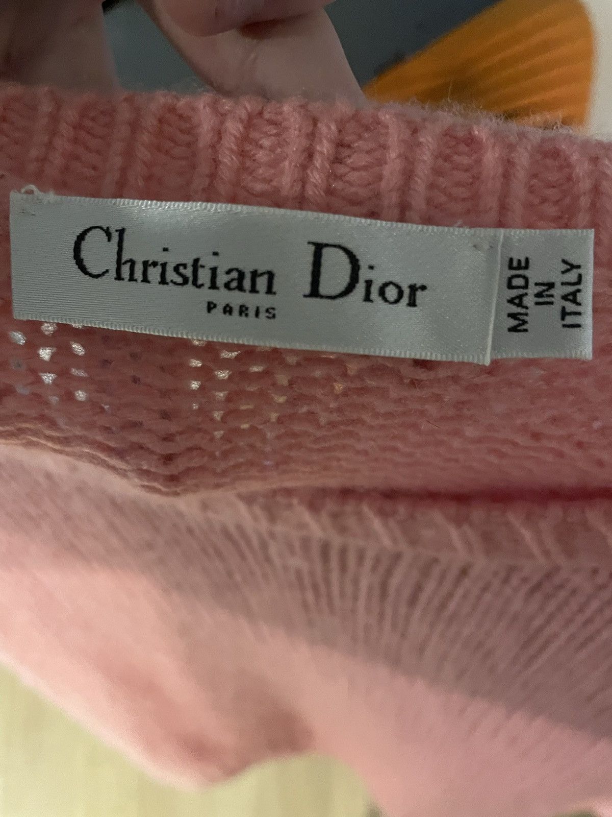 Dior Dior pink cashmere knit Size S / US 4 / IT 40 - 3 Thumbnail