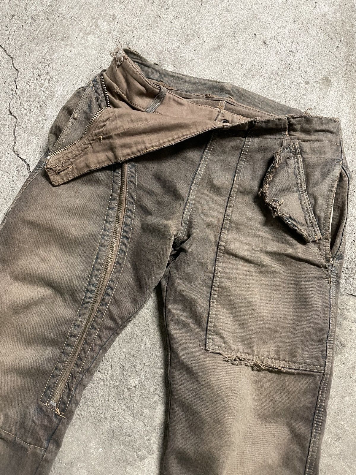 Rick Owens FW06 Rick Owens Olmar & Mirta ”Dustulator” Brown Aircut OG Size US 28 / EU 44 - 5 Thumbnail