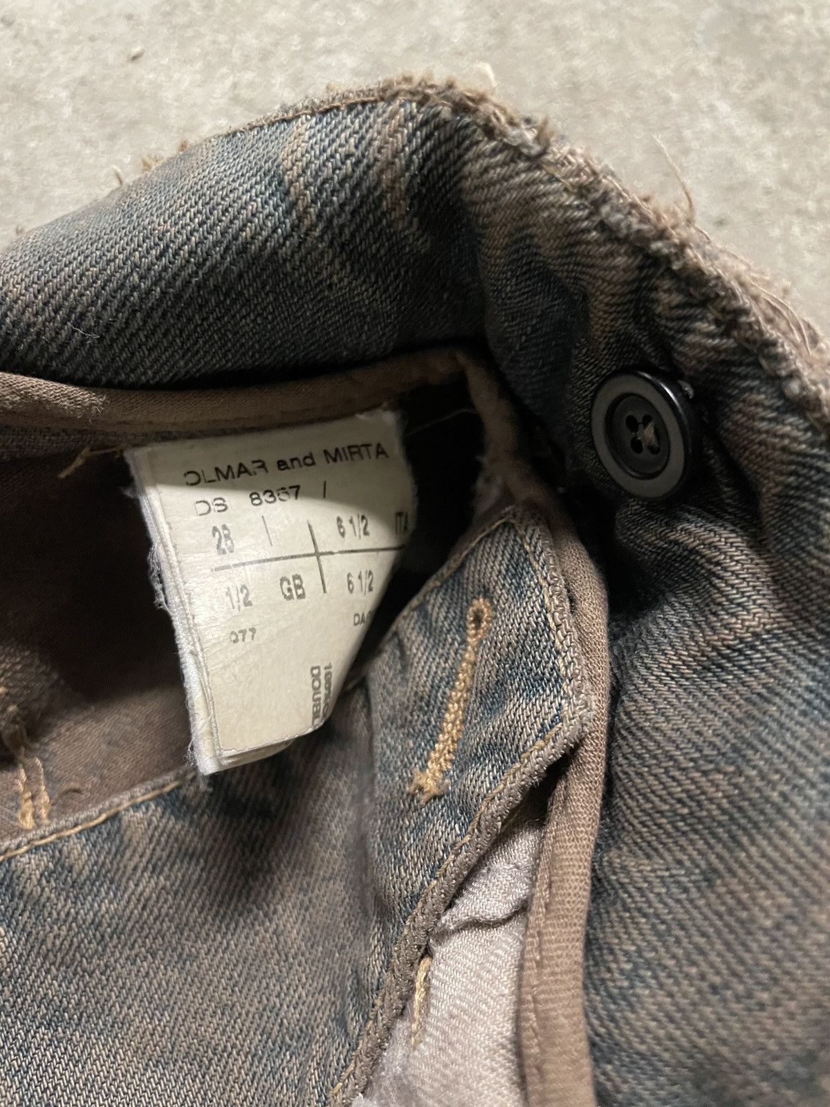Rick Owens FW06 Rick Owens Olmar & Mirta ”Dustulator” Brown Aircut OG Size US 28 / EU 44 - 7 Thumbnail