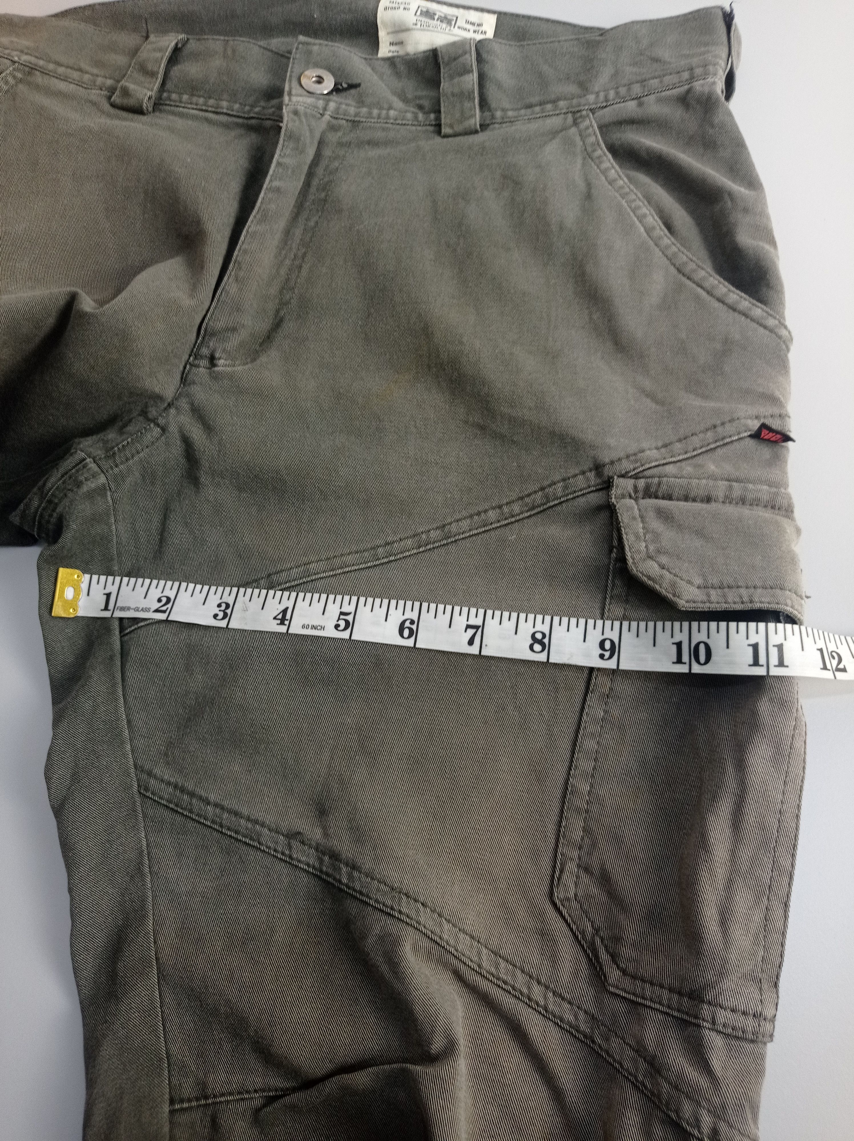 Japanese Brand Faded Tora cargo Joggers Pants Size US 31 - 13 Thumbnail