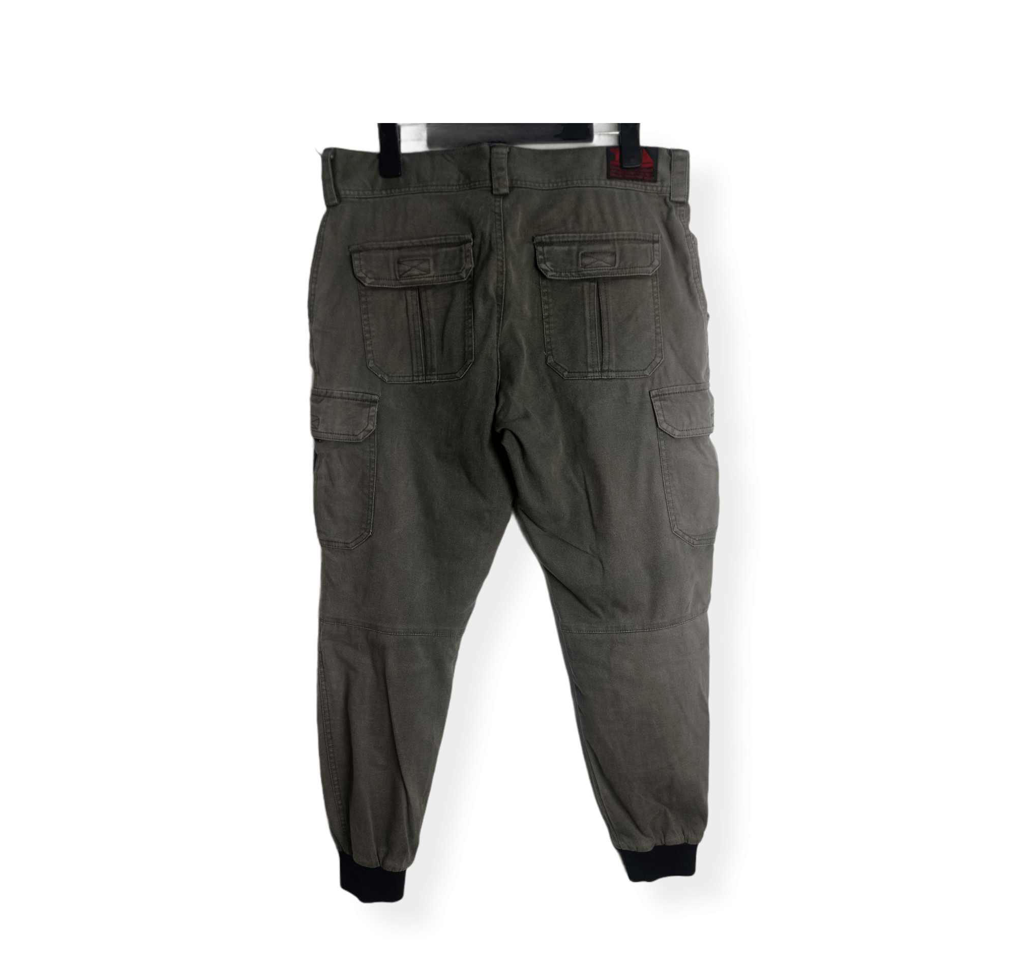 Japanese Brand Faded Tora cargo Joggers Pants Size US 31 - 2 Thumbnail