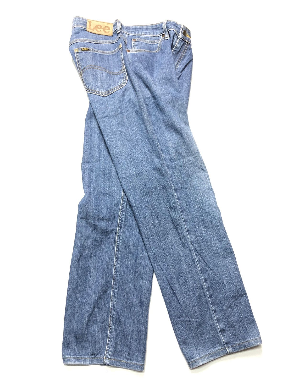 Lee × Vintage VINTAGE 90s LEE RIDER BLUE WASH DENIM Size US 30 / EU 46 - 10 Thumbnail