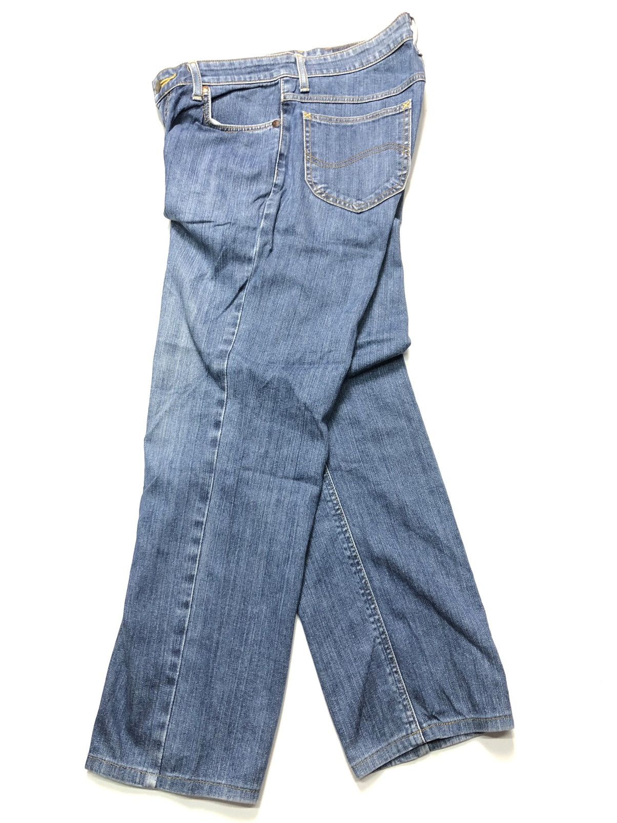 Lee × Vintage VINTAGE 90s LEE RIDER BLUE WASH DENIM Size US 30 / EU 46 - 9 Thumbnail