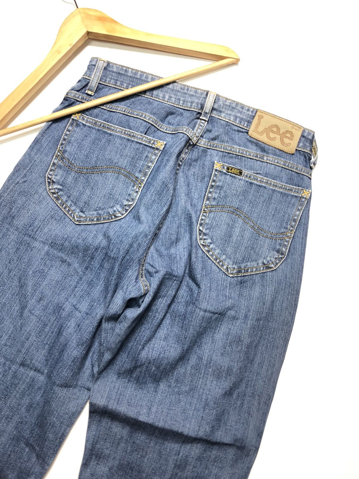 Lee × Vintage VINTAGE 90s LEE RIDER BLUE WASH DENIM Size US 30 / EU 46 - 2 Thumbnail