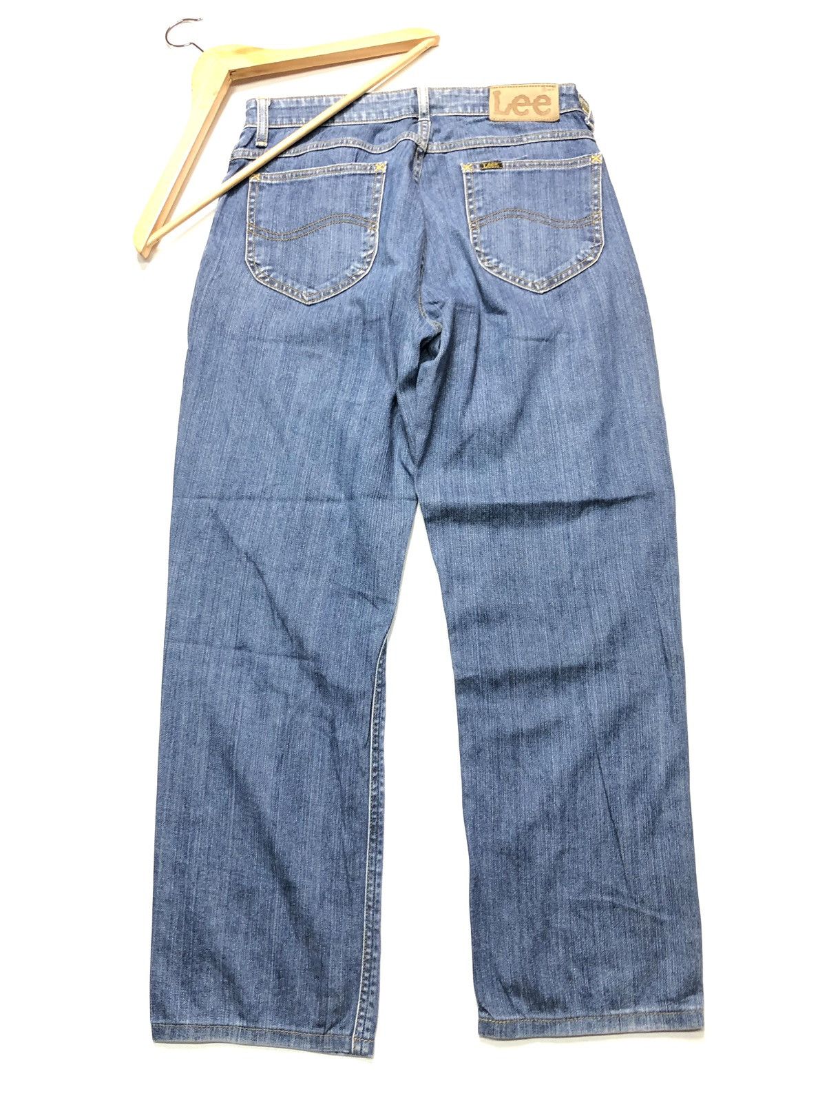 Lee × Vintage VINTAGE 90s LEE RIDER BLUE WASH DENIM Size US 30 / EU 46 - 1 Thumbnail